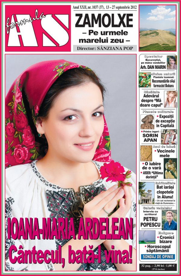 IOANAMARIA ARDELEAN "În Ardeal, încă ne ticăie inima tare când