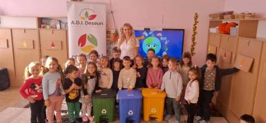 Săptămâna Verde. Inspectorii de la ADI Deșeuri Bistrița-Năsăud, în mijlocul copiilor, pentru un mediu mai curat image 7